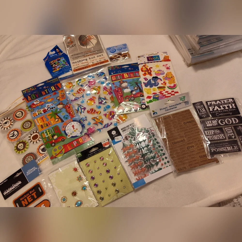 Colorful Assorted Sticker Set - Picture 2 of 8